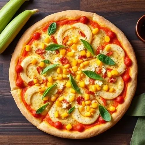 Sweet Corn Pizza Large